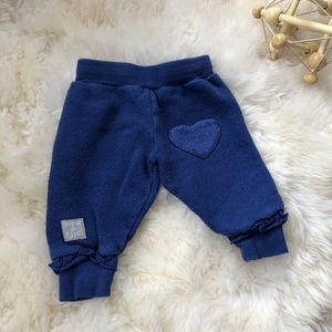 •NAARTJIE KIDS• Heather blue heart sweatpants.
